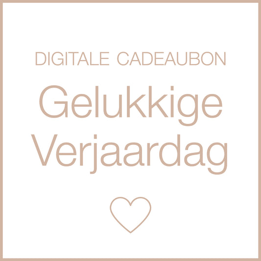 Digitale cadeaubon - Gelukkige Verjaardag