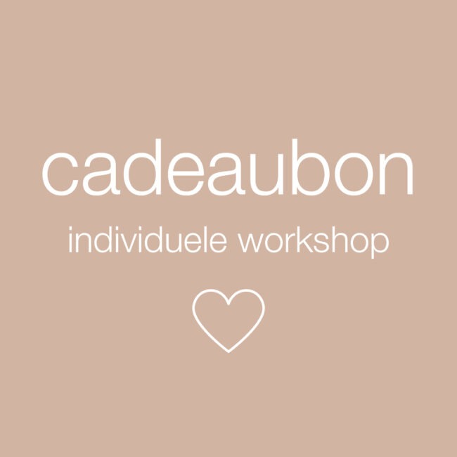 Cadeaubon Individuele Workshop Angelique Vandewinkel